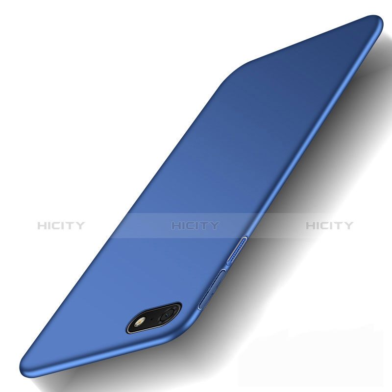 Huawei Enjoy 8e Lite用ハードケース プラスチック 質感もマット M01 ファーウェイ ネイビー