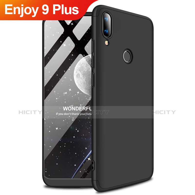 Huawei Enjoy 9 Plus用ハードケース プラスチック 質感もマット M01 ファーウェイ ブラック
