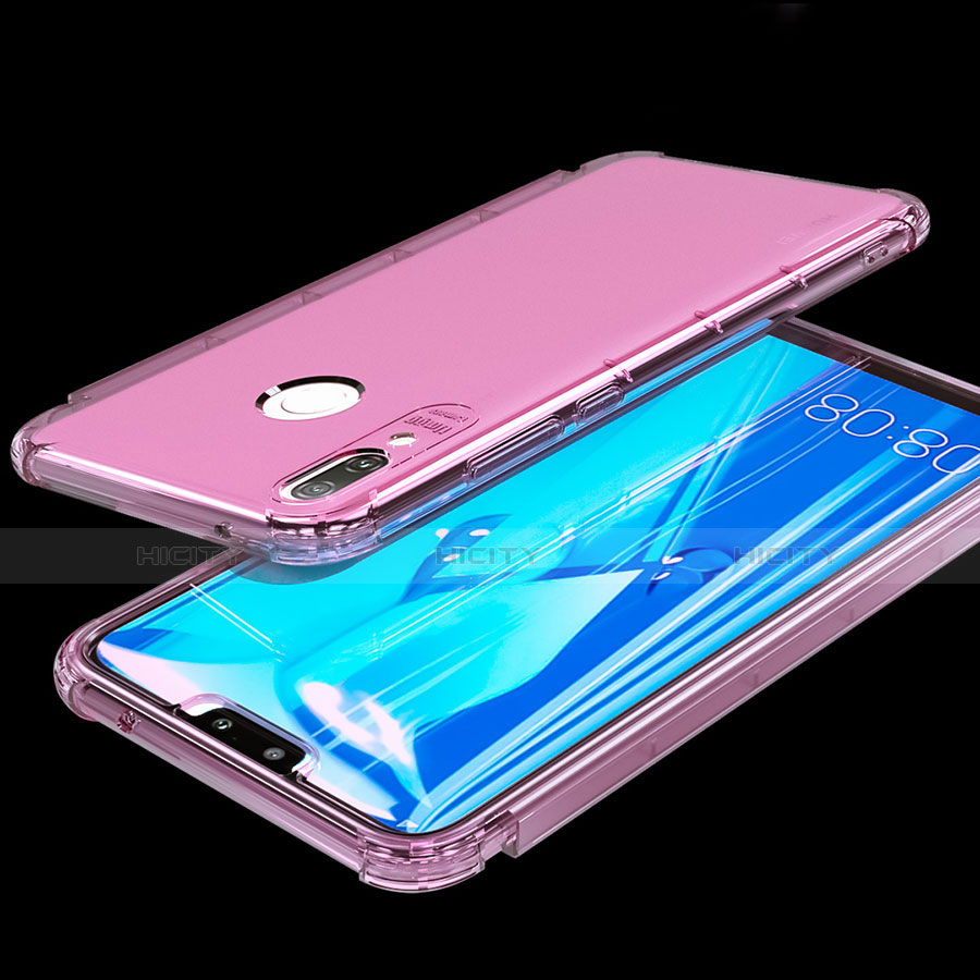 Huawei Enjoy 9 Plus用極薄ソフトケース シリコンケース 耐衝撃 全面保護 クリア透明 S01 ファーウェイ 