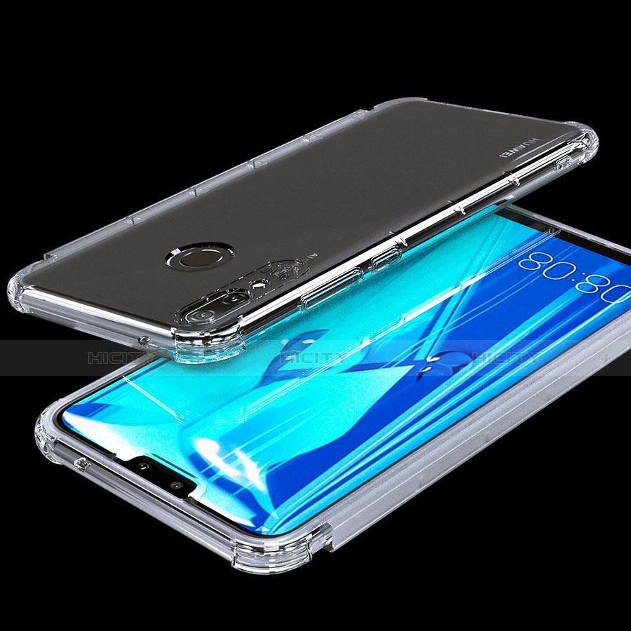 Huawei Enjoy 9 Plus用極薄ソフトケース シリコンケース 耐衝撃 全面保護 クリア透明 S01 ファーウェイ 