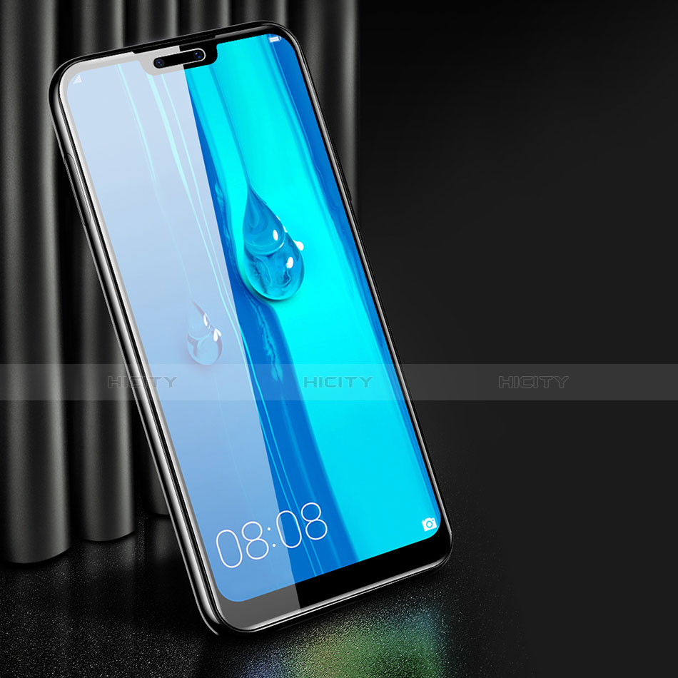 Huawei Enjoy 9 Plus用強化ガラス フル液晶保護フィルム F03 ファーウェイ ブラック