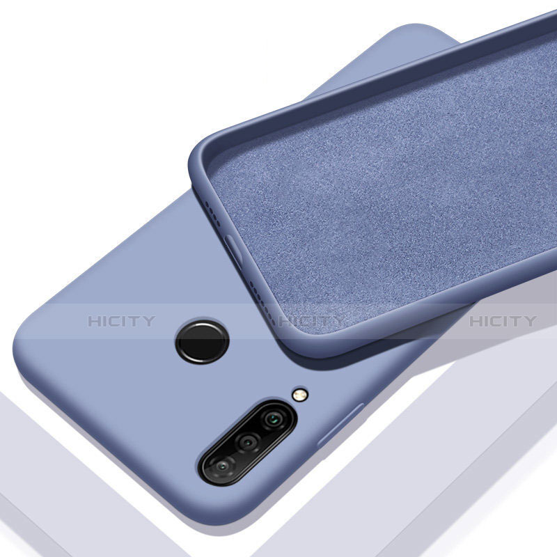 Huawei Enjoy 9s用360度 フルカバー極薄ソフトケース シリコンケース 耐衝撃 全面保護 バンパー ファーウェイ ブルー