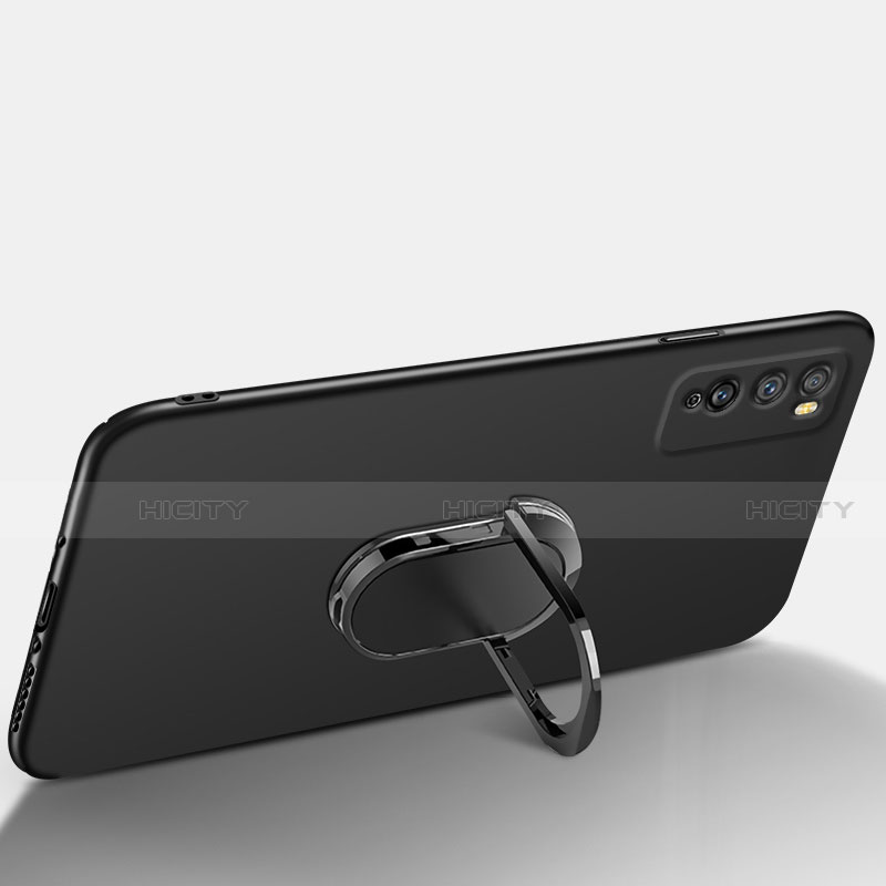 Huawei Enjoy Z 5G用ハードケース プラスチック 質感もマット アンド指輪 マグネット式 A01 ファーウェイ 