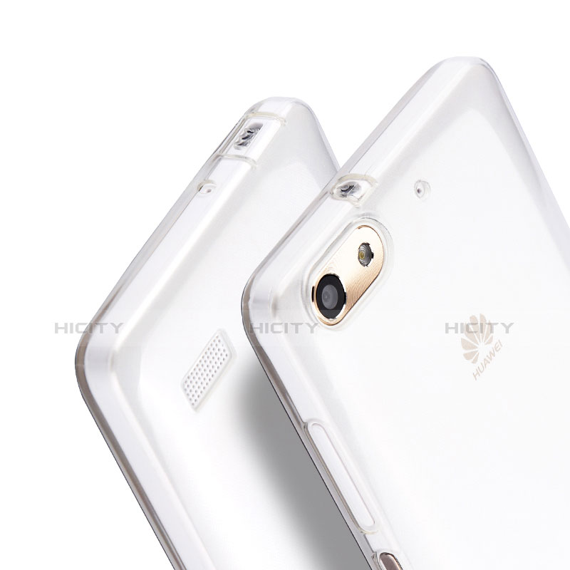 Huawei G Play Mini用極薄ソフトケース シリコンケース 耐衝撃 全面保護 クリア透明 ファーウェイ クリア