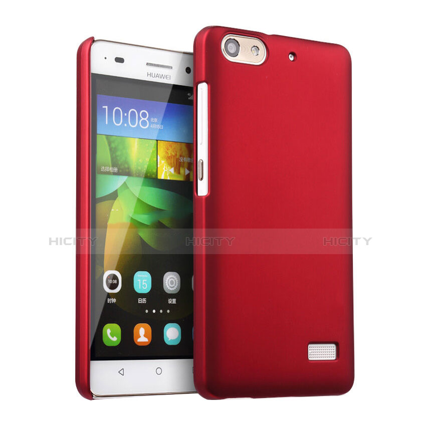 Huawei G Play Mini用ハードケース プラスチック 質感もマット ファーウェイ レッド