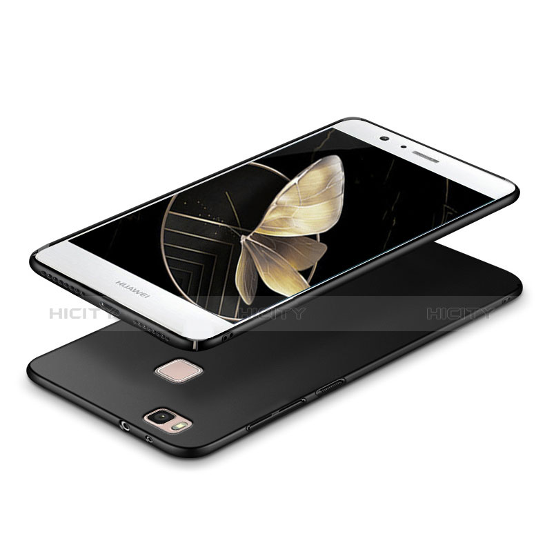 Huawei G9 Lite用ハードケース プラスチック 質感もマット アンド指輪 A02 ファーウェイ ブラック