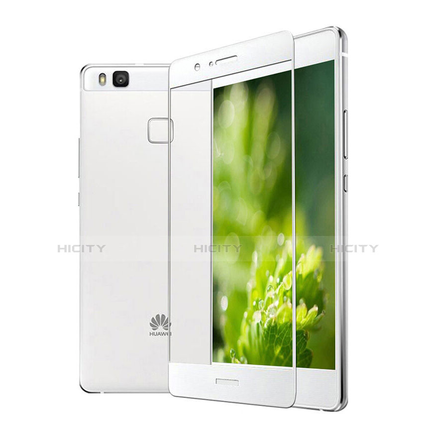 Huawei G9 Lite用強化ガラス フル液晶保護フィルム ファーウェイ ホワイト