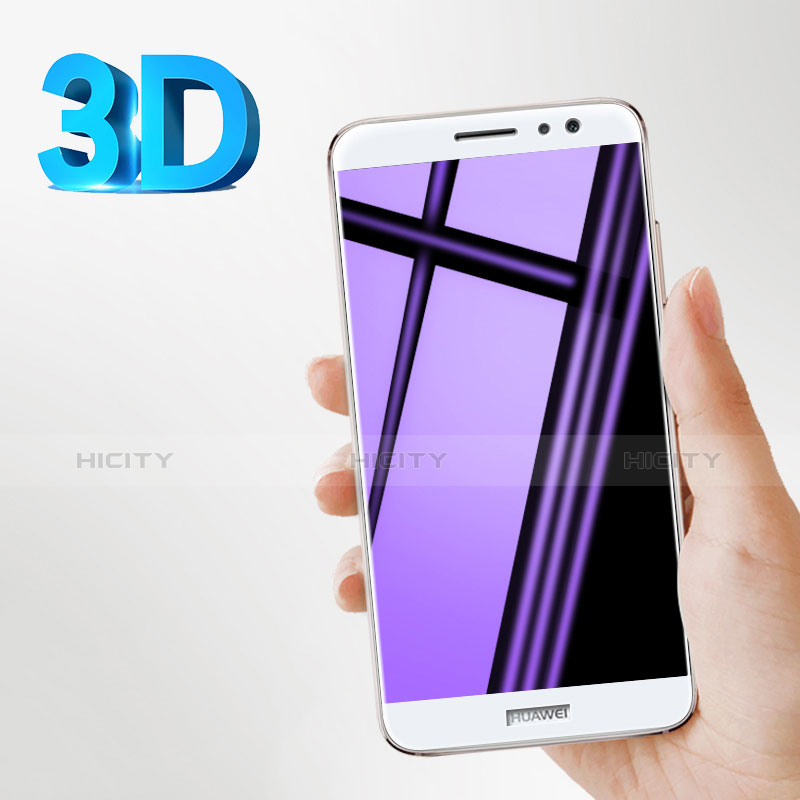 Huawei G9 Plus用強化ガラス 液晶保護フィルム 3D ファーウェイ ホワイト