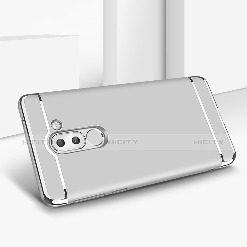 Huawei GR5 (2017)用ケース 高級感 手触り良い アルミメタル 製の金属製 ファーウェイ シルバー