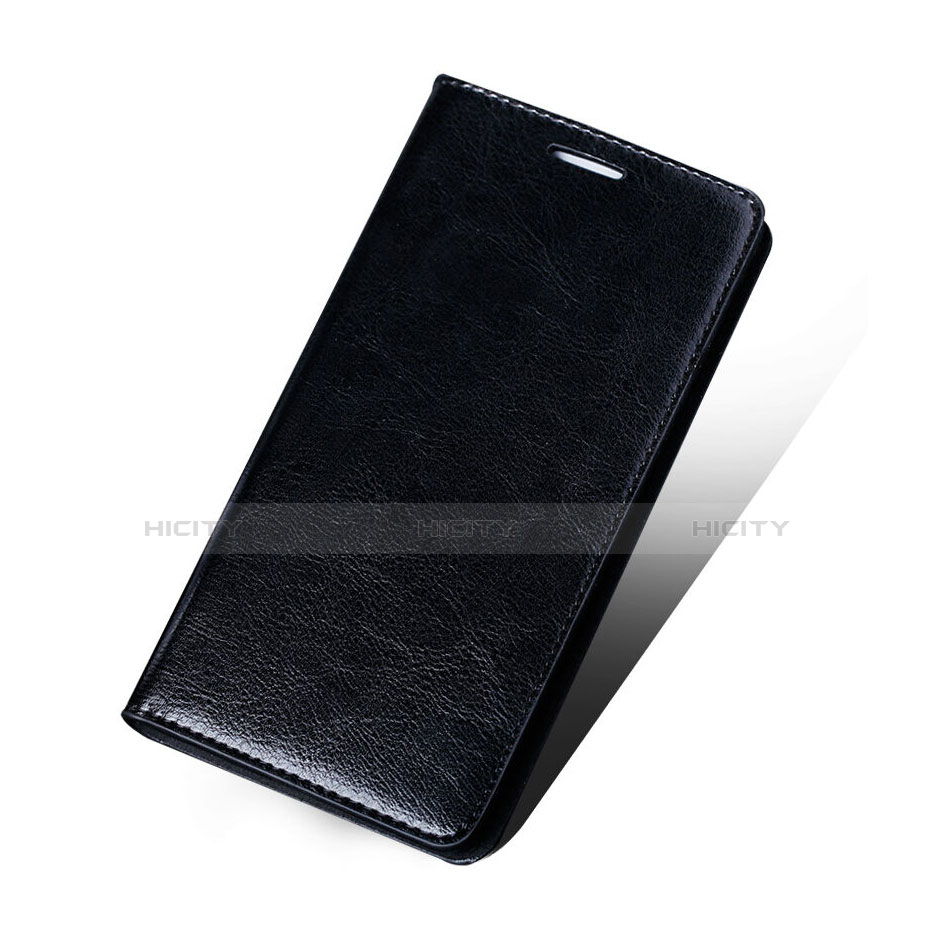 Huawei GR5用手帳型 レザーケース スタンド ファーウェイ ブラック