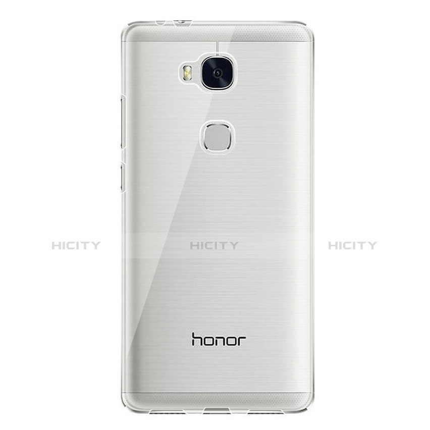 Huawei GR5用極薄ソフトケース シリコンケース 耐衝撃 全面保護 クリア透明 T05 ファーウェイ クリア