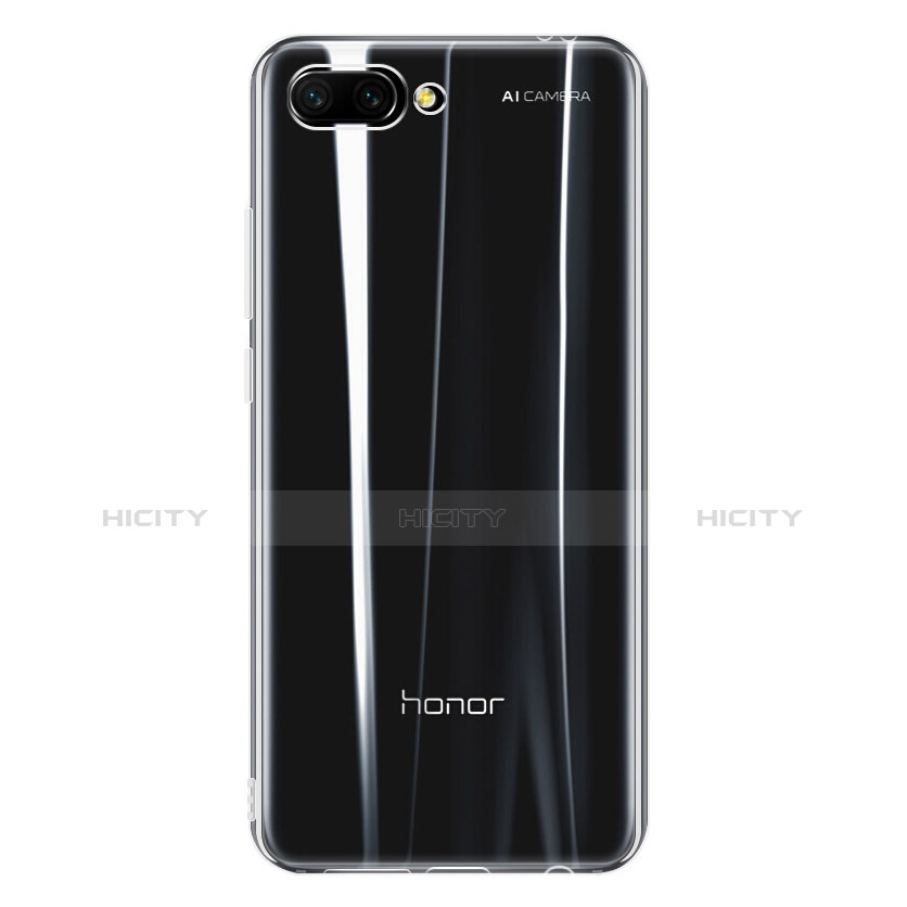 Huawei Honor 10用極薄ソフトケース シリコンケース 耐衝撃 全面保護 クリア透明 T10 ファーウェイ クリア
