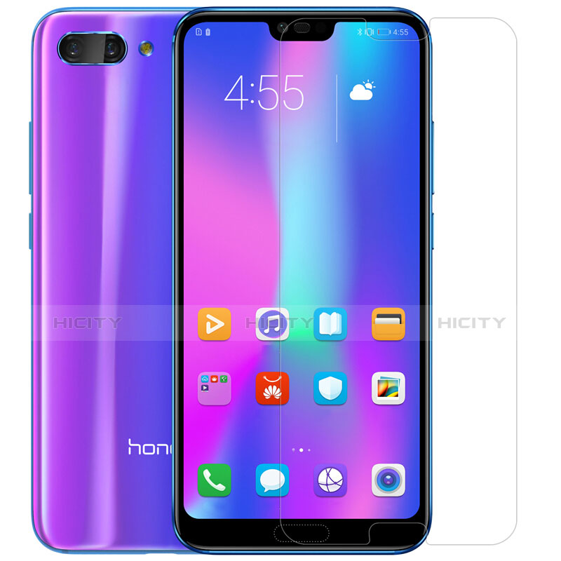 Huawei Honor 10用強化ガラス 液晶保護フィルム T01 ファーウェイ クリア