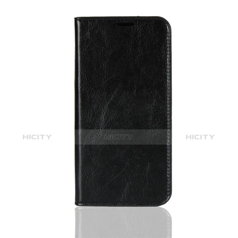 Huawei Honor 10 Lite用手帳型 レザーケース スタンド L02 ファーウェイ ブラック