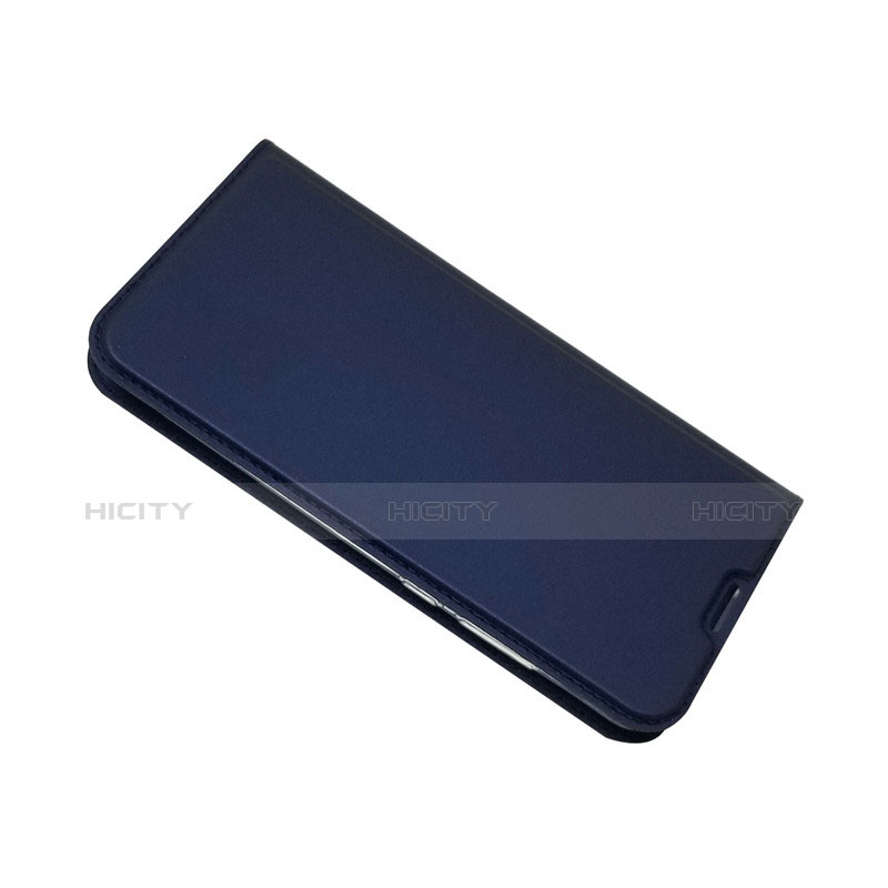 Huawei Honor 10 Lite用手帳型 レザーケース スタンド L06 ファーウェイ ネイビー