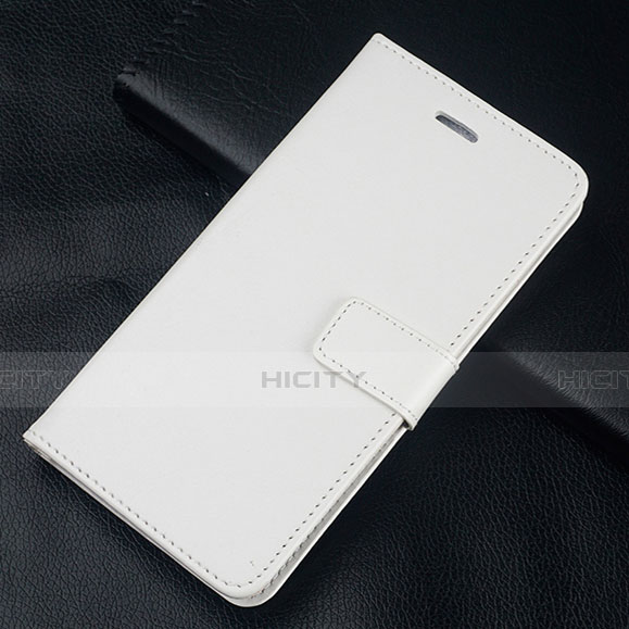 Huawei Honor 10 Lite用手帳型 レザーケース スタンド カバー L08 ファーウェイ ホワイト
