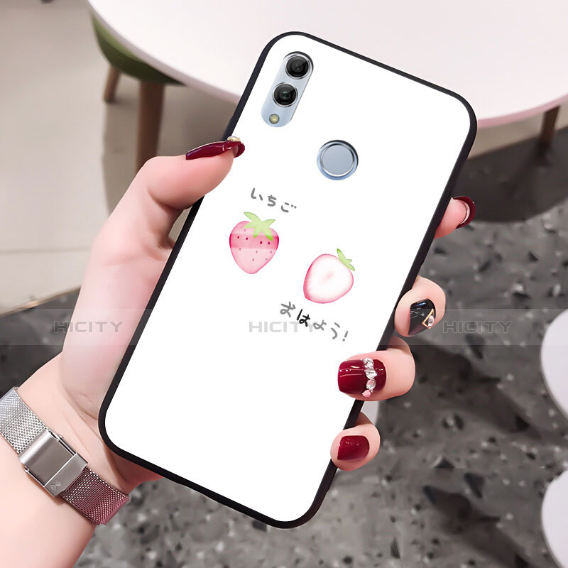 Huawei Honor 10 Lite用ハイブリットバンパーケース プラスチック 愛の心 鏡面 カバー ファーウェイ 