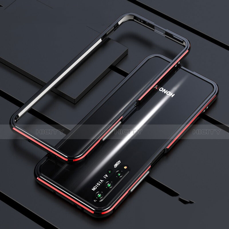 Huawei Honor 20用ケース 高級感 手触り良い アルミメタル 製の金属製 バンパー カバー T01 ファーウェイ 