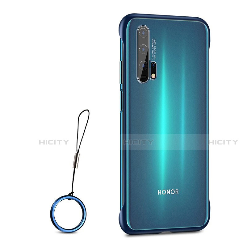 Huawei Honor 20 Pro用ハードカバー クリスタル クリア透明 S01 ファーウェイ ネイビー