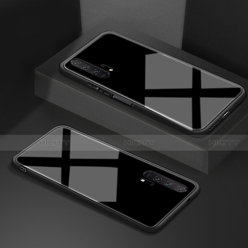 Huawei Honor 20 Pro用ハイブリットバンパーケース プラスチック 鏡面 カバー T02 ファーウェイ 