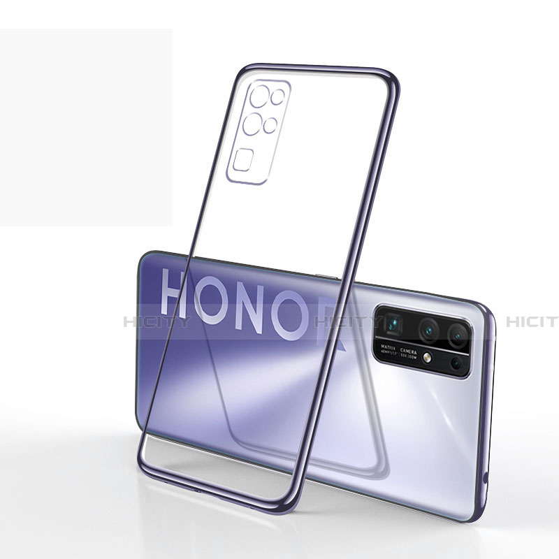 Huawei Honor 30用極薄ソフトケース シリコンケース 耐衝撃 全面保護 クリア透明 H01 ファーウェイ 