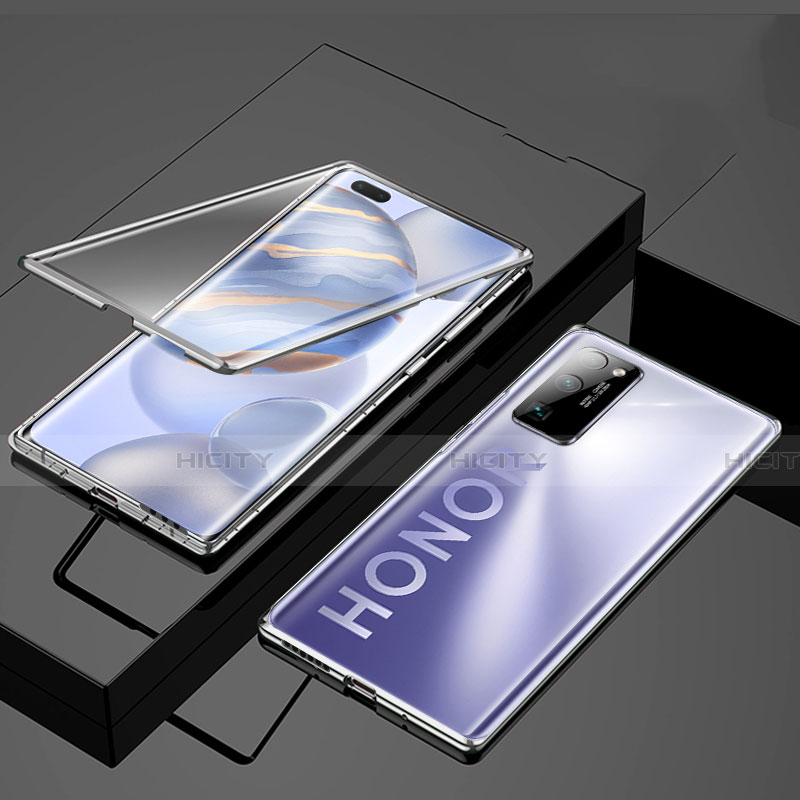 Huawei Honor 30 Pro用ケース 高級感 手触り良い アルミメタル 製の金属製 360度 フルカバーバンパー 鏡面 カバー M01 ファーウェイ 