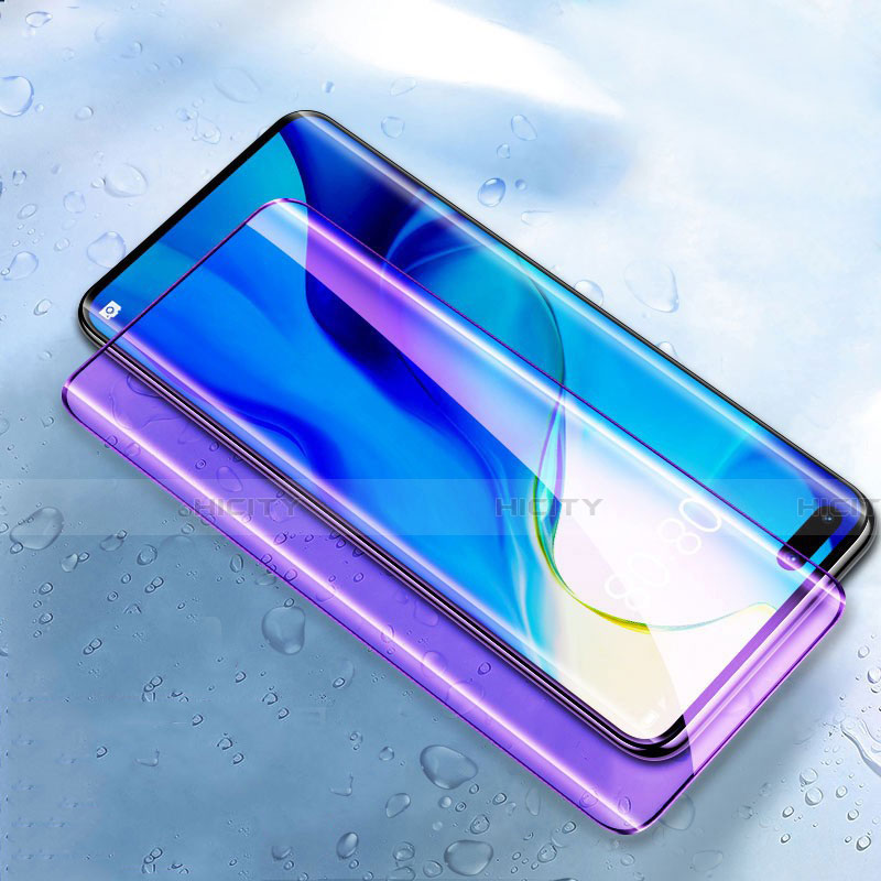 Huawei Honor 30 Pro用強化ガラス フル液晶保護フィルム アンチグレア ブルーライト ファーウェイ ブラック