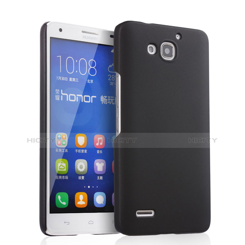 Huawei Honor 3X G750用ハードケース プラスチック 質感もマット ファーウェイ ブラック