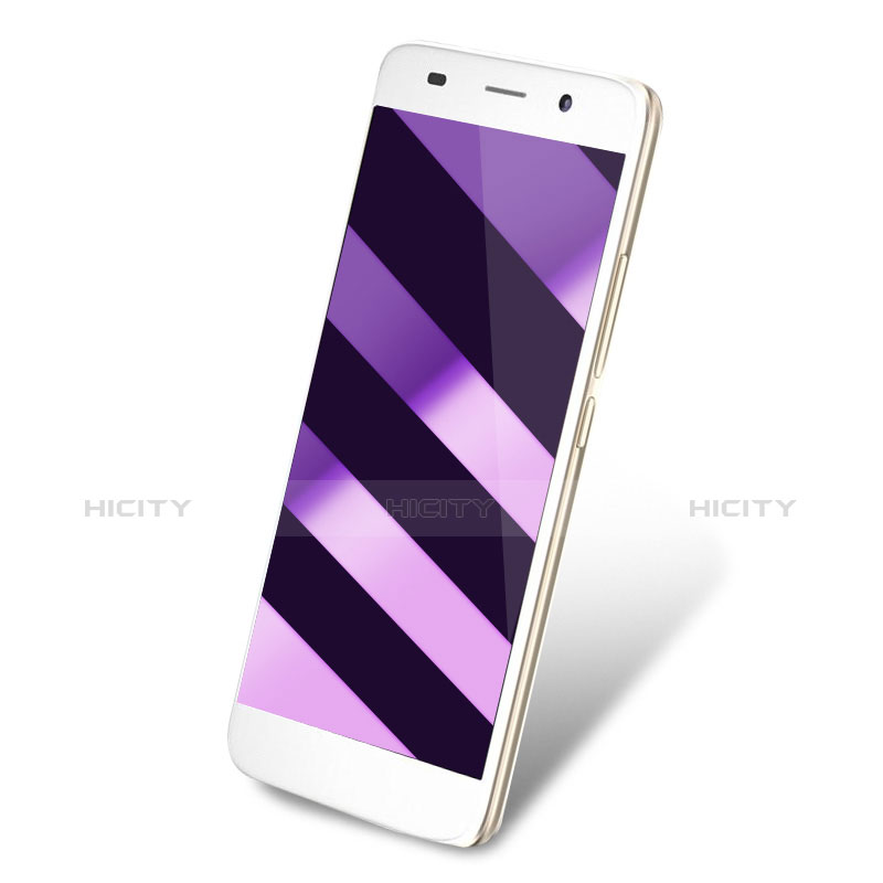 Huawei Honor 4A用アンチグレア ブルーライト 強化ガラス 液晶保護フィルム ファーウェイ ネイビー