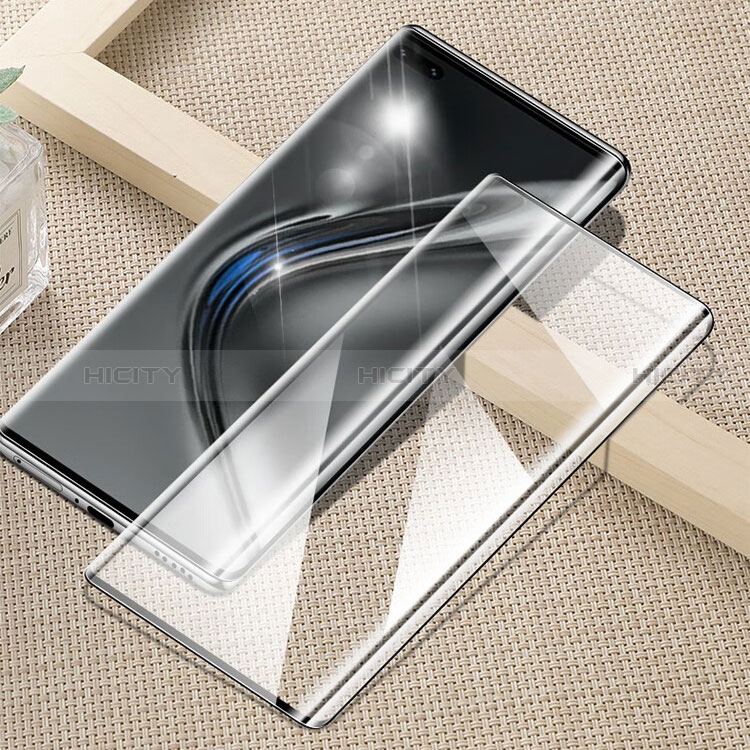 Huawei Honor 50 Pro 5G用強化ガラス フル液晶保護フィルム F08 ファーウェイ ブラック