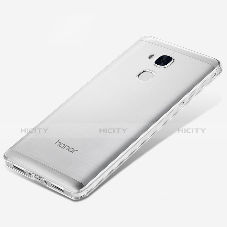 Huawei Honor 5C用極薄ソフトケース シリコンケース 耐衝撃 全面保護 クリア透明 ファーウェイ クリア