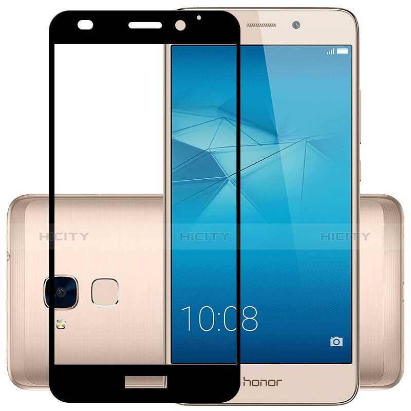 Huawei Honor 5C用強化ガラス フル液晶保護フィルム ファーウェイ ブラック