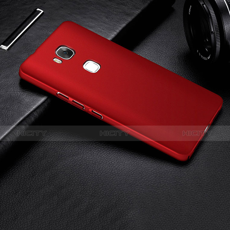 Huawei Honor 5X用ハードケース プラスチック 質感もマット M01 ファーウェイ レッド