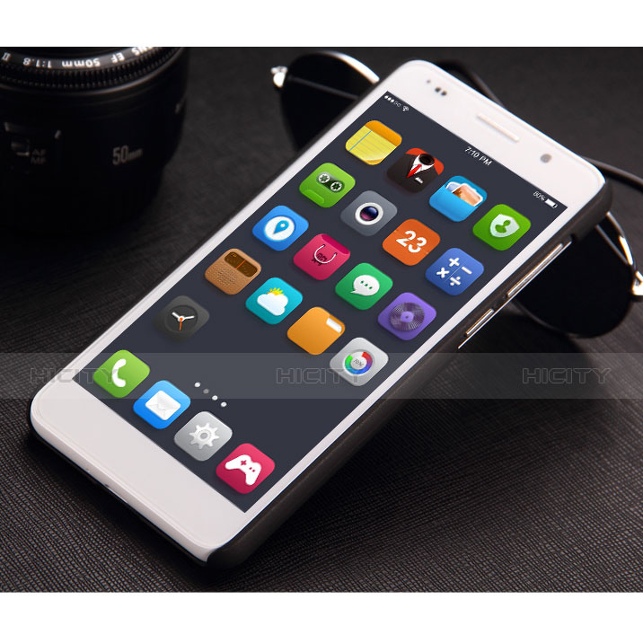 Huawei Honor 6用ハードケース プラスチック 質感もマット ファーウェイ ブラック