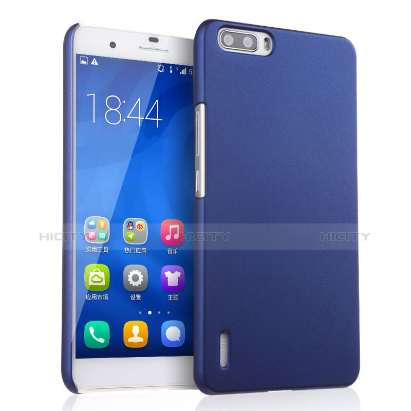 Huawei Honor 6 Plus用ハードケース プラスチック 質感もマット ファーウェイ ネイビー
