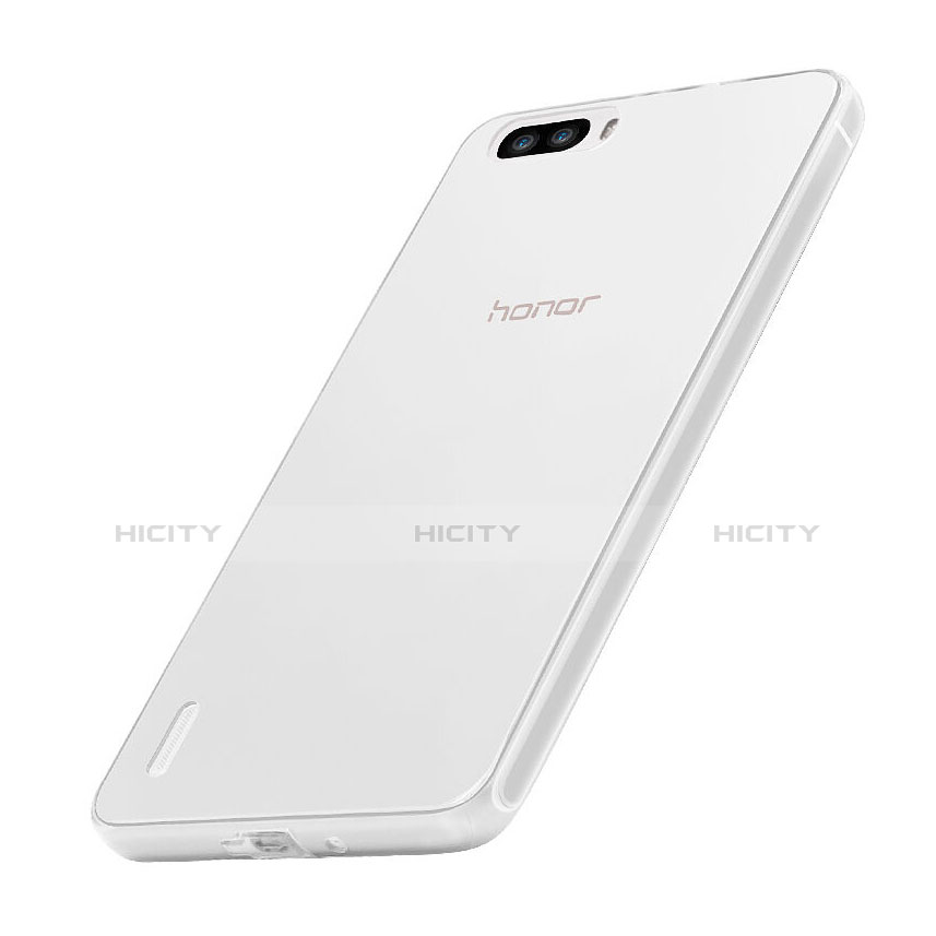 Huawei Honor 6 Plus用極薄ソフトケース シリコンケース 耐衝撃 全面保護 クリア透明 ファーウェイ クリア