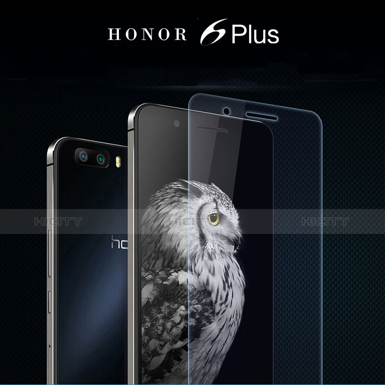 Huawei Honor 6 Plus用アンチグレア ブルーライト 強化ガラス 液晶保護フィルム ファーウェイ ネイビー