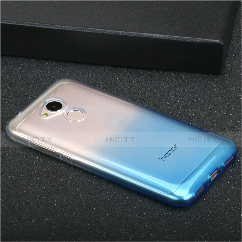 Huawei Honor 6A用極薄ソフトケース グラデーション 勾配色 クリア透明 G01 ファーウェイ ネイビー