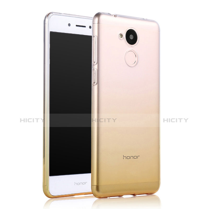 Huawei Honor 6A用極薄ソフトケース グラデーション 勾配色 クリア透明 ファーウェイ イエロー