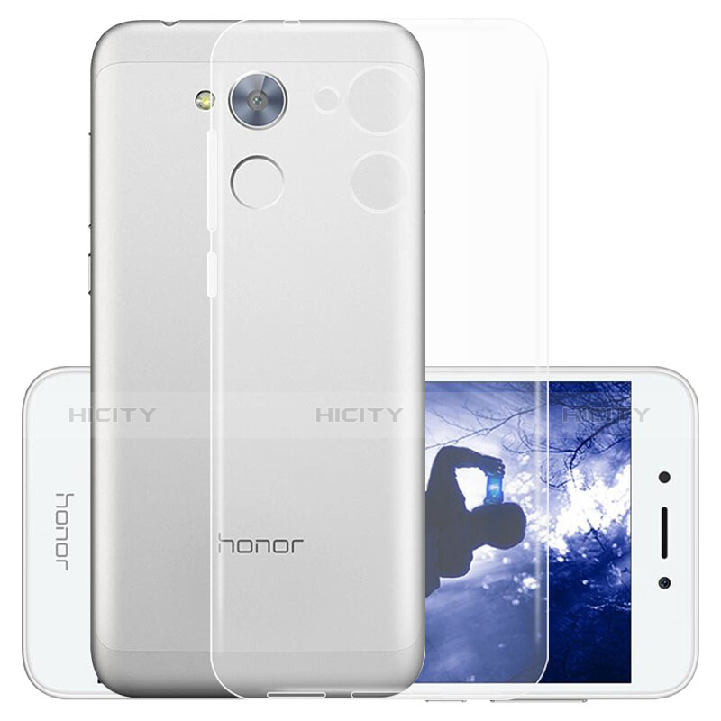 Huawei Honor 6A用極薄ソフトケース シリコンケース 耐衝撃 全面保護 クリア透明 T03 ファーウェイ クリア