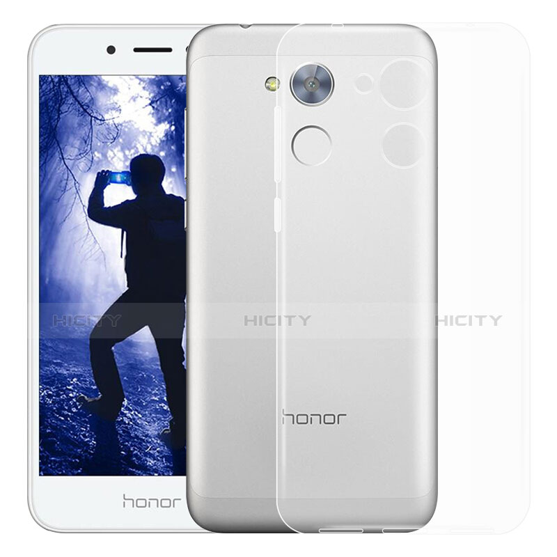 Huawei Honor 6A用極薄ソフトケース シリコンケース 耐衝撃 全面保護 クリア透明 T03 ファーウェイ クリア