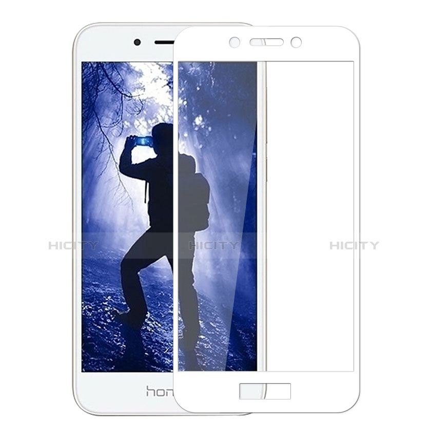 Huawei Honor 6A用強化ガラス フル液晶保護フィルム F02 ファーウェイ ホワイト