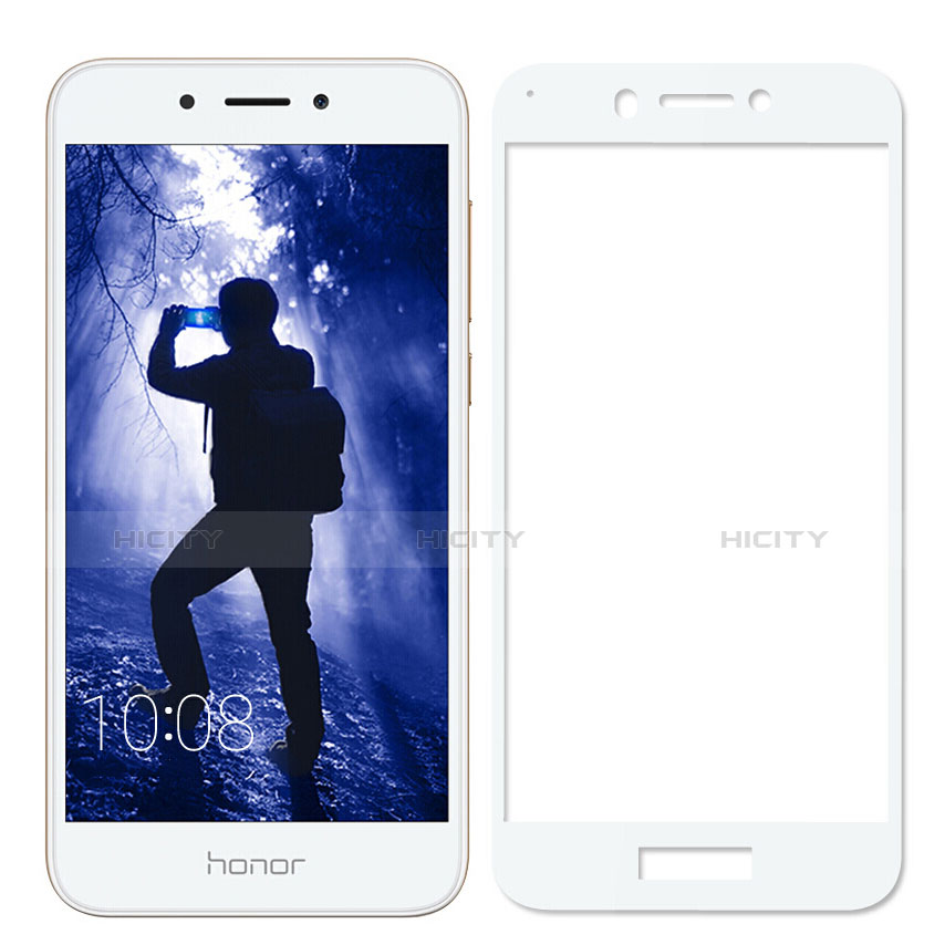 Huawei Honor 6A用強化ガラス フル液晶保護フィルム ファーウェイ ホワイト