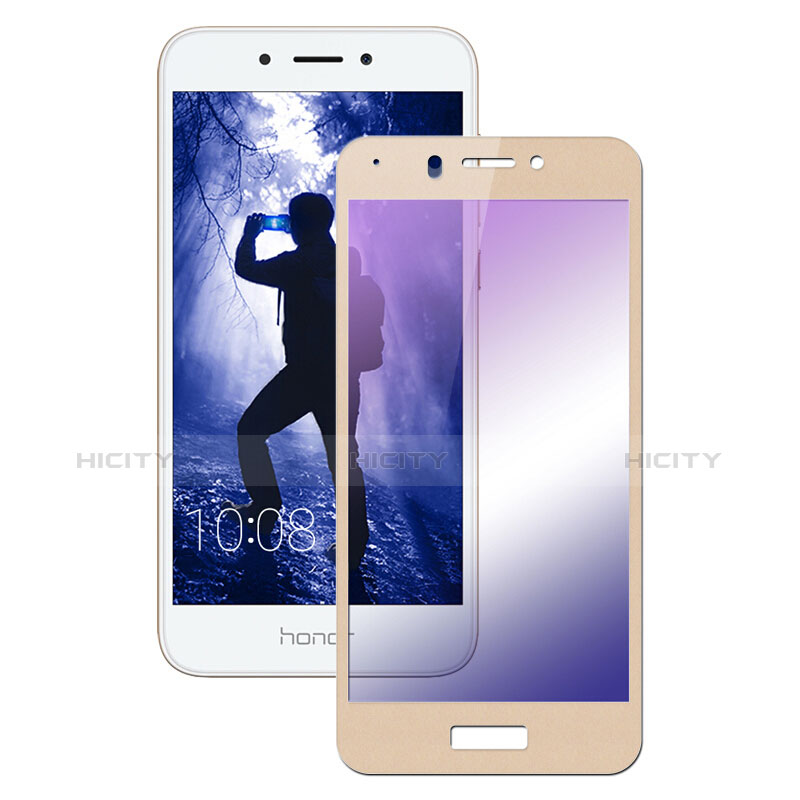 Huawei Honor 6A用強化ガラス フル液晶保護フィルム F01 ファーウェイ ゴールド