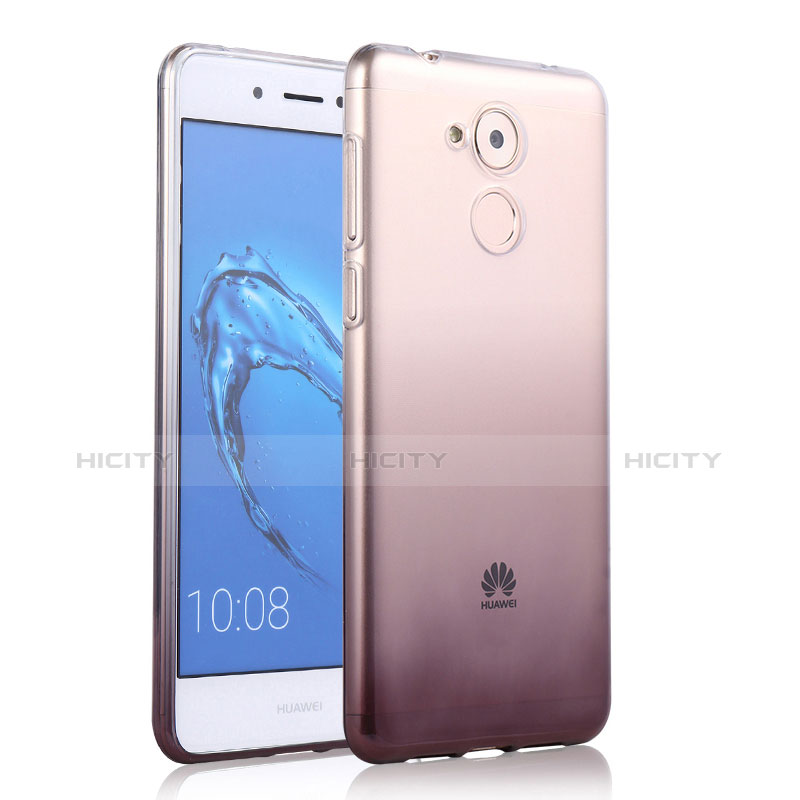 Huawei Honor 6C用極薄ソフトケース グラデーション 勾配色 クリア透明 ファーウェイ グレー