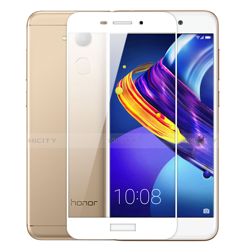 Huawei Honor 6C Pro用強化ガラス フル液晶保護フィルム ファーウェイ ホワイト