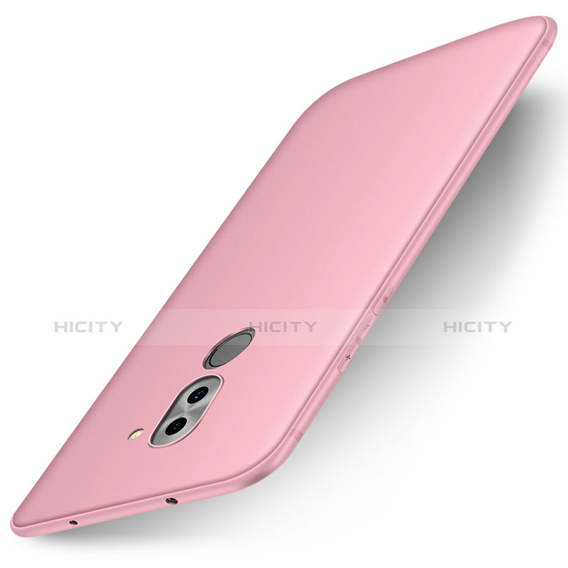 Huawei Honor 6X用極薄ソフトケース シリコンケース 耐衝撃 全面保護 S01 ファーウェイ ピンク