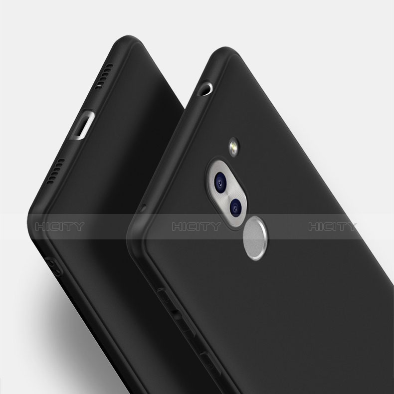 Huawei Honor 6X用極薄ソフトケース シリコンケース 耐衝撃 全面保護 S03 ファーウェイ ブラック