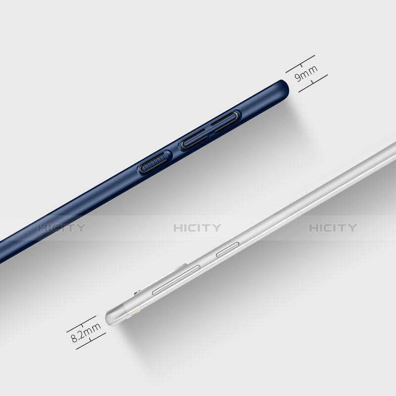 Huawei Honor 6X用ハードケース プラスチック 質感もマット アンド指輪 ファーウェイ ネイビー