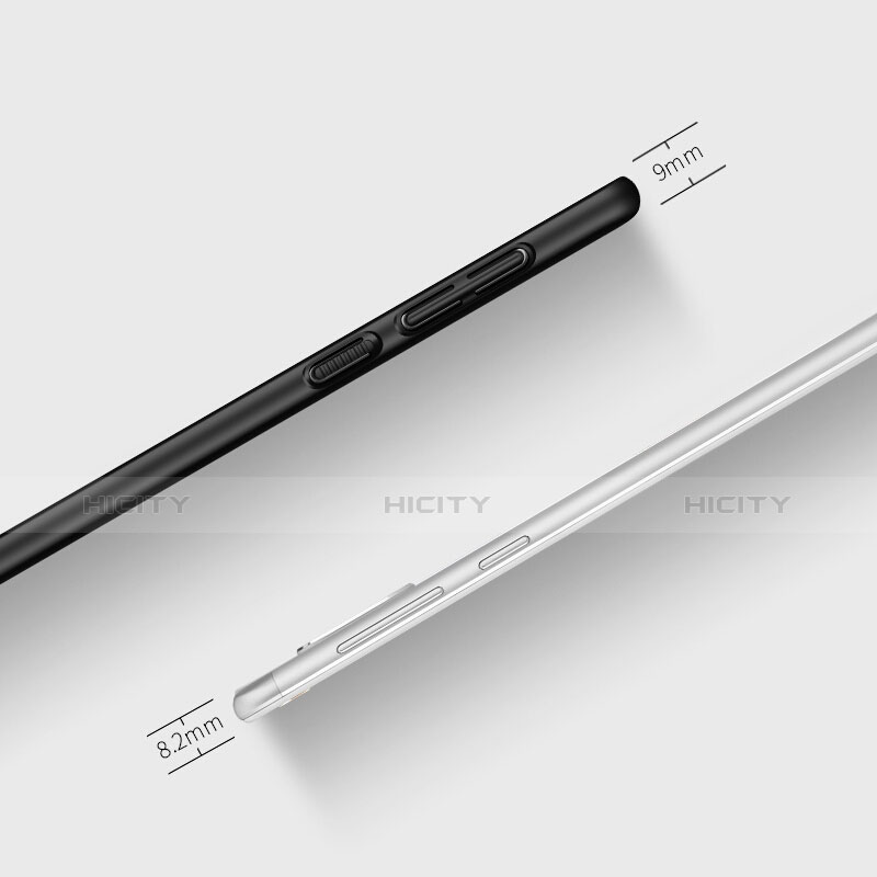 Huawei Honor 6X用ハードケース プラスチック 質感もマット アンド指輪 ファーウェイ ブラック